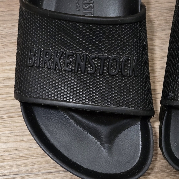 Birkenstock Barbados Essential Black Slide Sandals Size 39 - Picture 5 of 6